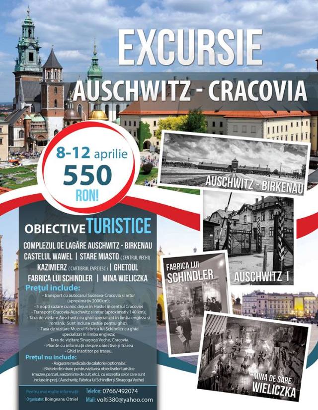 Auschwitz excursie aprilie 2014